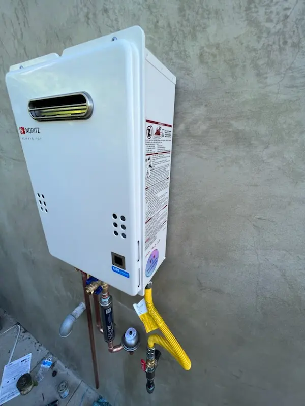 Tankless water heater installation for Hickory Acres homes